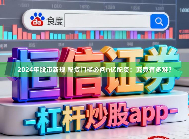 2024年股市新规 配资门槛必问n亿配资：究竟有多难？